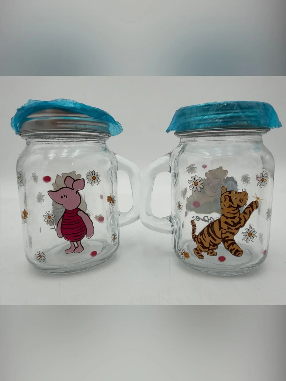 Winnie the Pooh Salt & Pepper Glass Jar Set